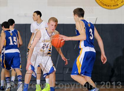Thumbnail 3 in Johnsonburg vs Lincoln Park Performing Arts (PIAA A Semifinal) photogallery.