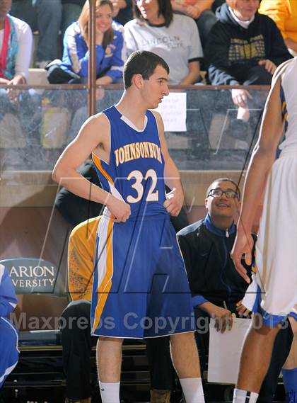 Thumbnail 3 in Johnsonburg vs Lincoln Park Performing Arts (PIAA A Semifinal) photogallery.