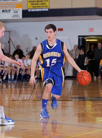 Thumbnail 3 in Johnsonburg vs Lincoln Park Performing Arts (PIAA A Semifinal) photogallery.