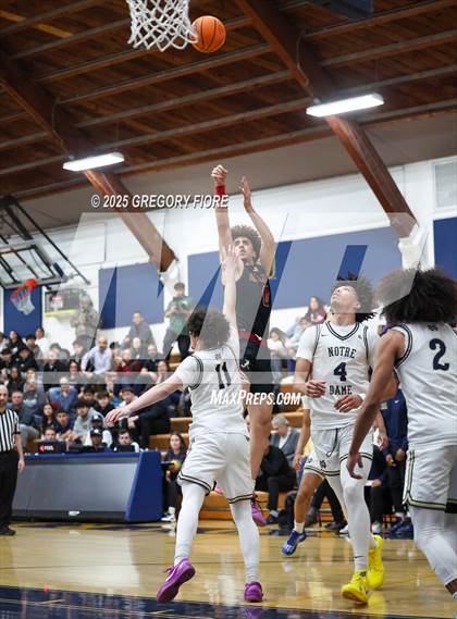 Thumbnail 3 in  Bishop Alemany @ Notre Dame (SO) photogallery.