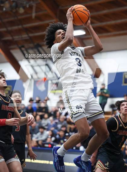 Thumbnail 1 in  Bishop Alemany @ Notre Dame (SO) photogallery.