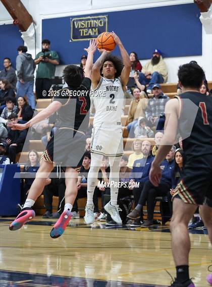 Thumbnail 1 in  Bishop Alemany @ Notre Dame (SO) photogallery.