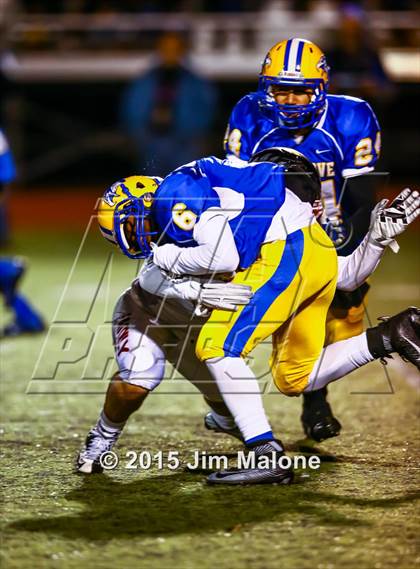 Thumbnail 3 in Clayton Valley Charter vs. Oak Grove (CIF NorCal Regional 1-A Division Final) photogallery.