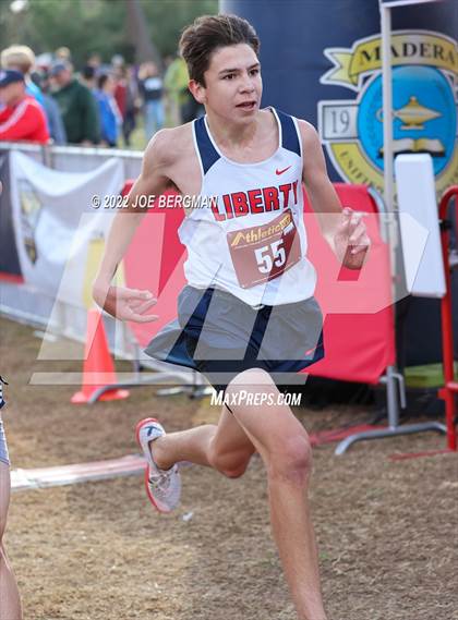 Thumbnail 2 in CIF Central Section Cross Country Championships (Boys D1 Race) photogallery.