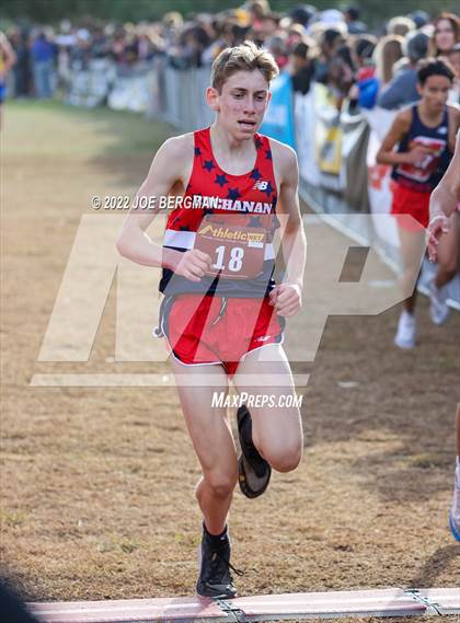 Thumbnail 2 in CIF Central Section Cross Country Championships (Boys D1 Race) photogallery.