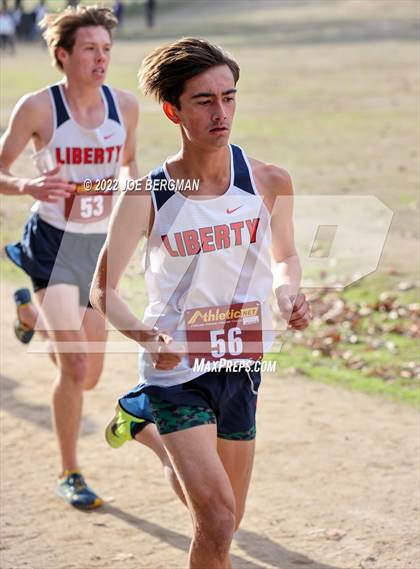 Thumbnail 2 in CIF Central Section Cross Country Championships (Boys D1 Race) photogallery.