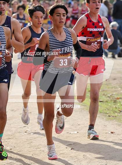 Thumbnail 2 in CIF Central Section Cross Country Championships (Boys D1 Race) photogallery.