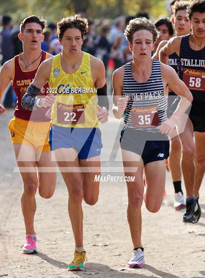 Thumbnail 1 in CIF Central Section Cross Country Championships (Boys D1 Race) photogallery.