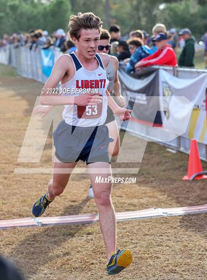 Thumbnail 2 in CIF Central Section Cross Country Championships (Boys D1 Race) photogallery.