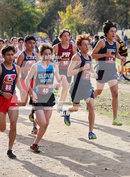Thumbnail 1 in CIF Central Section Cross Country Championships (Boys D1 Race) photogallery.