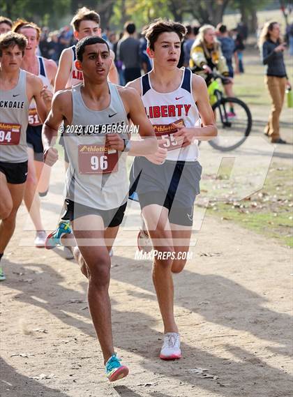 Thumbnail 1 in CIF Central Section Cross Country Championships (Boys D1 Race) photogallery.