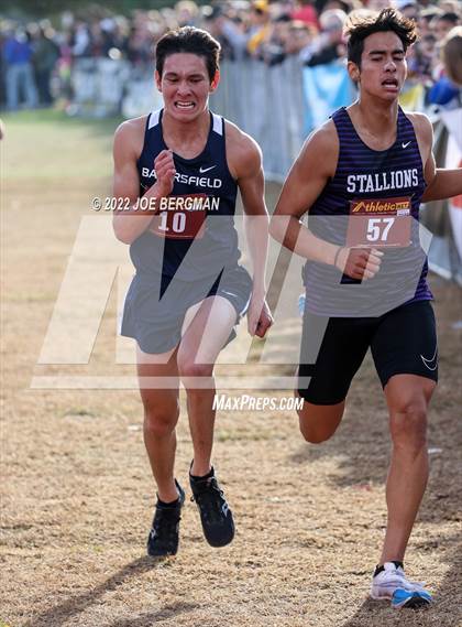 Thumbnail 2 in CIF Central Section Cross Country Championships (Boys D1 Race) photogallery.