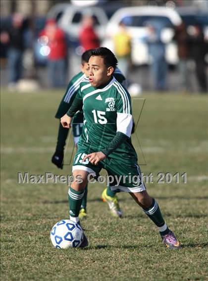Thumbnail 3 in Brentwood vs Baldwinsville (NYSPHSAA Class AA Final) photogallery.