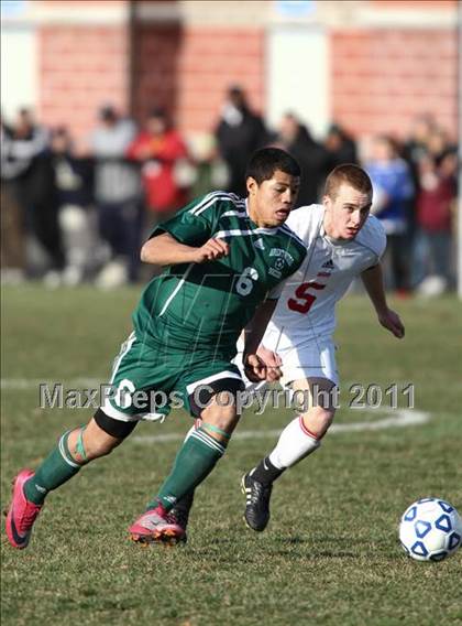 Thumbnail 3 in Brentwood vs Baldwinsville (NYSPHSAA Class AA Final) photogallery.