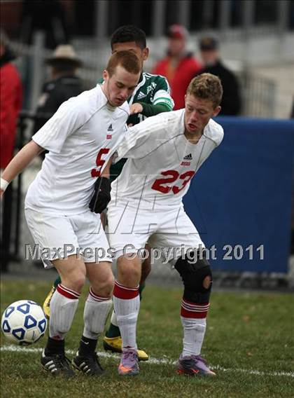 Thumbnail 2 in Brentwood vs Baldwinsville (NYSPHSAA Class AA Final) photogallery.