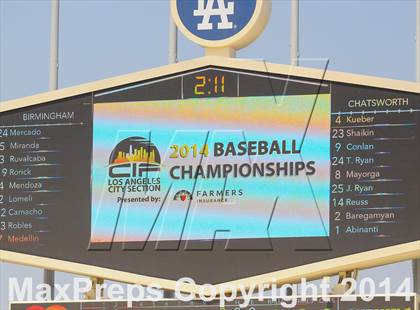 Thumbnail 1 in Birmingham vs. Chatsworth Charter (CIF L.A. City D1 Final) photogallery.