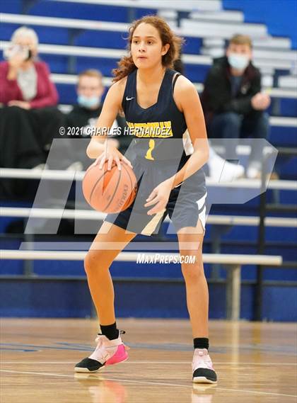 Thumbnail 3 in Macedonian Christian @ Allen Academy (TAPPS 2A Area Playoff) photogallery.
