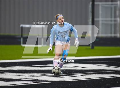Thumbnail 1 in Aubrey @ Athens (UIL 4A Soccer Regional Semifinals) photogallery.