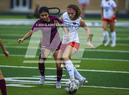 Thumbnail 1 in Aubrey @ Athens (UIL 4A Soccer Regional Semifinals) photogallery.