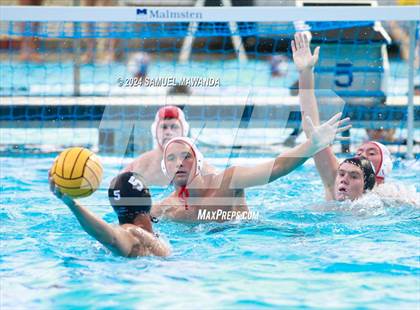 Thumbnail 1 in Harvard-Westlake vs Cathedral Catholic (Elite 8 water polo Tournament) photogallery.
