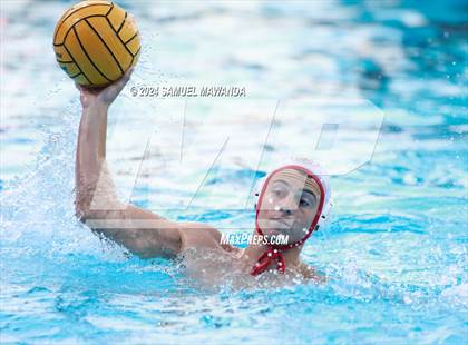 Thumbnail 3 in Harvard-Westlake vs Cathedral Catholic (Elite 8 water polo Tournament) photogallery.