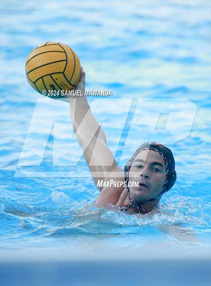 Thumbnail 1 in Harvard-Westlake vs Cathedral Catholic (Elite 8 water polo Tournament) photogallery.