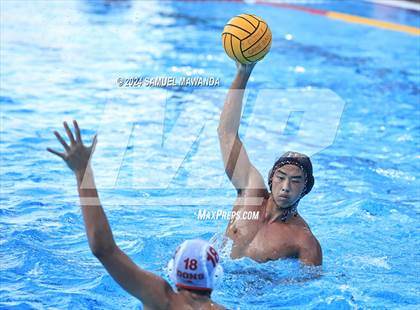 Thumbnail 1 in Harvard-Westlake vs Cathedral Catholic (Elite 8 water polo Tournament) photogallery.