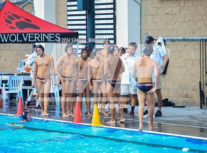Thumbnail 3 in Harvard-Westlake vs Cathedral Catholic (Elite 8 water polo Tournament) photogallery.