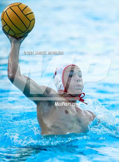 Thumbnail 3 in Harvard-Westlake vs Cathedral Catholic (Elite 8 water polo Tournament) photogallery.