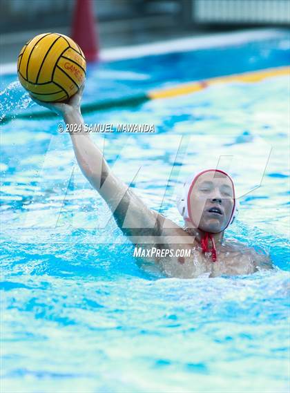Thumbnail 1 in Harvard-Westlake vs Cathedral Catholic (Elite 8 water polo Tournament) photogallery.
