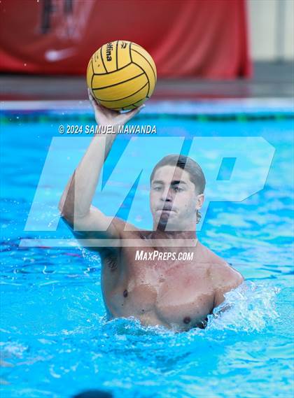 Thumbnail 2 in Harvard-Westlake vs Cathedral Catholic (Elite 8 water polo Tournament) photogallery.