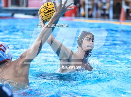 Thumbnail 3 in Harvard-Westlake vs Cathedral Catholic (Elite 8 water polo Tournament) photogallery.
