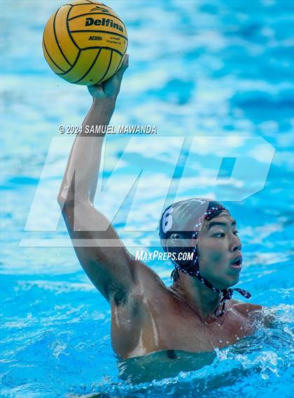 Thumbnail 2 in Harvard-Westlake vs Cathedral Catholic (Elite 8 water polo Tournament) photogallery.