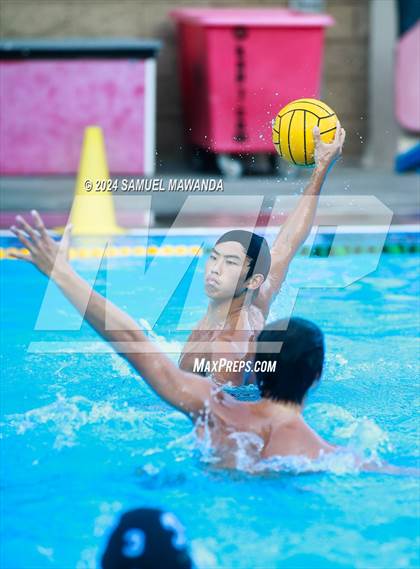 Thumbnail 2 in Harvard-Westlake vs Cathedral Catholic (Elite 8 water polo Tournament) photogallery.