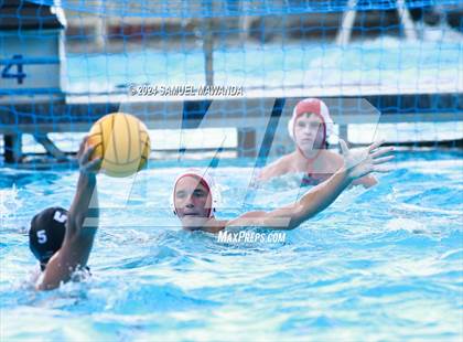 Thumbnail 3 in Harvard-Westlake vs Cathedral Catholic (Elite 8 water polo Tournament) photogallery.