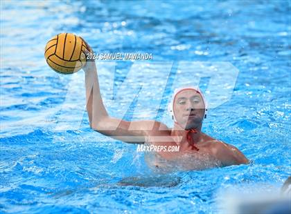 Thumbnail 2 in Harvard-Westlake vs Cathedral Catholic (Elite 8 water polo Tournament) photogallery.