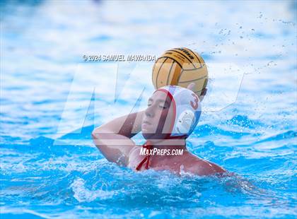 Thumbnail 1 in Harvard-Westlake vs Cathedral Catholic (Elite 8 water polo Tournament) photogallery.
