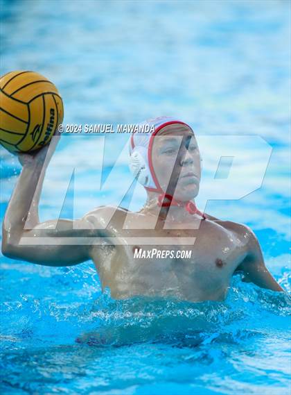 Thumbnail 2 in Harvard-Westlake vs Cathedral Catholic (Elite 8 water polo Tournament) photogallery.