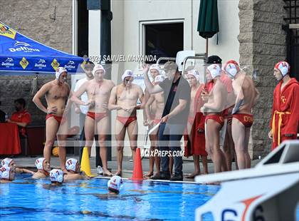 Thumbnail 1 in Harvard-Westlake vs Cathedral Catholic (Elite 8 water polo Tournament) photogallery.