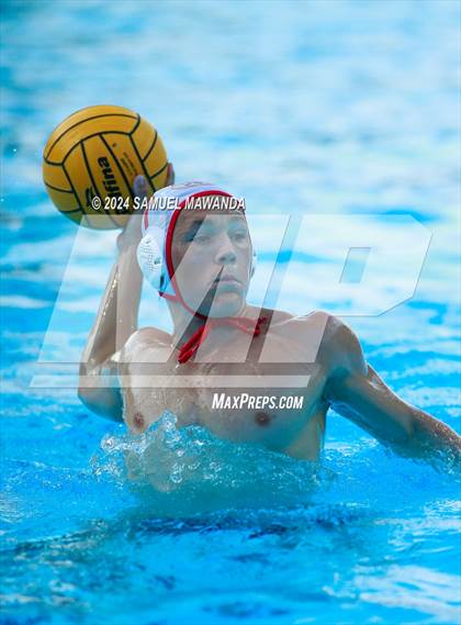 Thumbnail 1 in Harvard-Westlake vs Cathedral Catholic (Elite 8 water polo Tournament) photogallery.