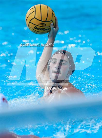 Thumbnail 3 in Harvard-Westlake vs Cathedral Catholic (Elite 8 water polo Tournament) photogallery.
