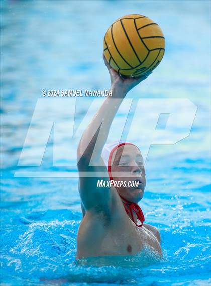 Thumbnail 1 in Harvard-Westlake vs Cathedral Catholic (Elite 8 water polo Tournament) photogallery.