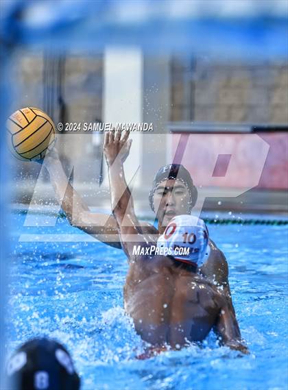 Thumbnail 2 in Harvard-Westlake vs Cathedral Catholic (Elite 8 water polo Tournament) photogallery.
