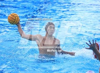 Thumbnail 3 in Harvard-Westlake vs Cathedral Catholic (Elite 8 water polo Tournament) photogallery.