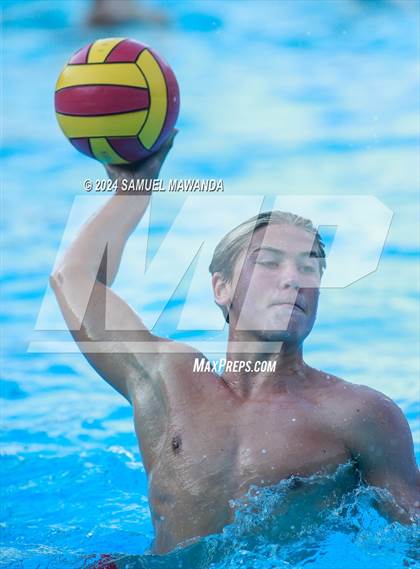 Thumbnail 2 in Harvard-Westlake vs Cathedral Catholic (Elite 8 water polo Tournament) photogallery.