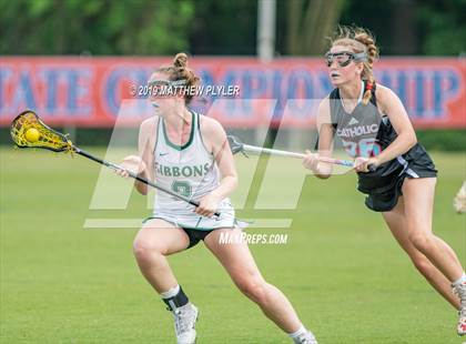 Thumbnail 1 in Cardinal Gibbons vs. Charlotte Catholic (NCHSAA Final) photogallery.