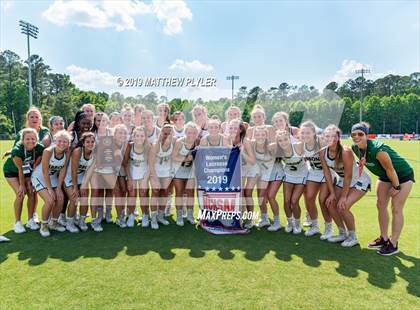 Thumbnail 3 in Cardinal Gibbons vs. Charlotte Catholic (NCHSAA Final) photogallery.