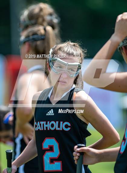Thumbnail 3 in Cardinal Gibbons vs. Charlotte Catholic (NCHSAA Final) photogallery.