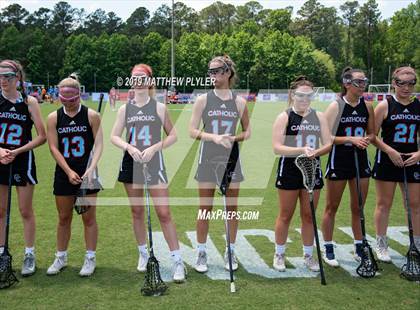 Thumbnail 2 in Cardinal Gibbons vs. Charlotte Catholic (NCHSAA Final) photogallery.