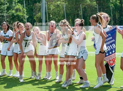 Thumbnail 2 in Cardinal Gibbons vs. Charlotte Catholic (NCHSAA Final) photogallery.